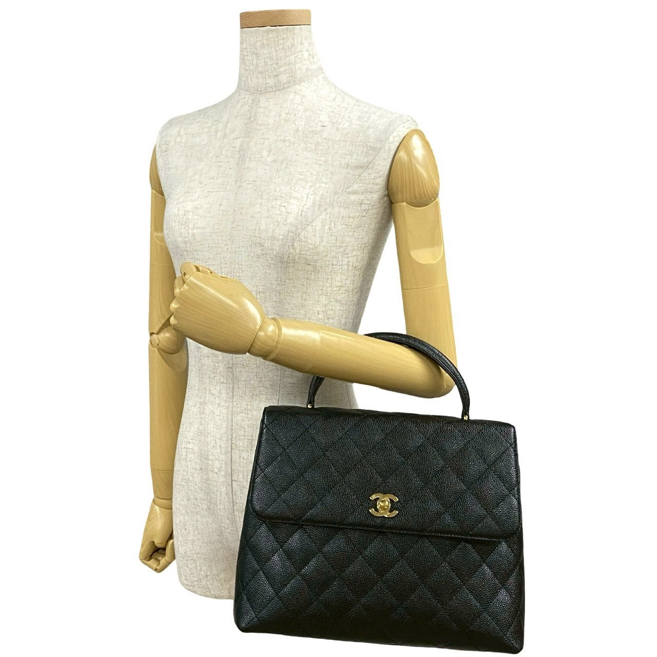 Chanel Matelasse Caviar Leather Handbag