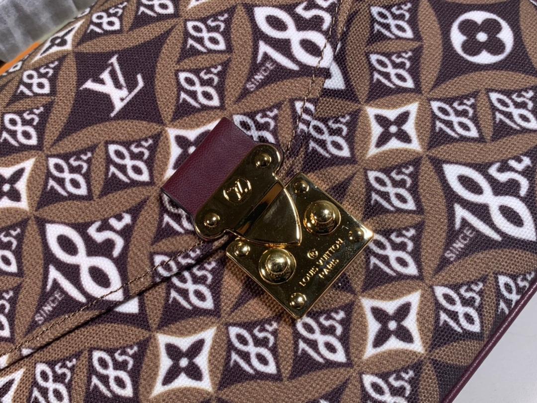 Top Quality Pochette Metis MM Jacquard Since 1854 Brown For Women,  Shoulder And Crossbody Bags 9.8in/25cm Top Quality