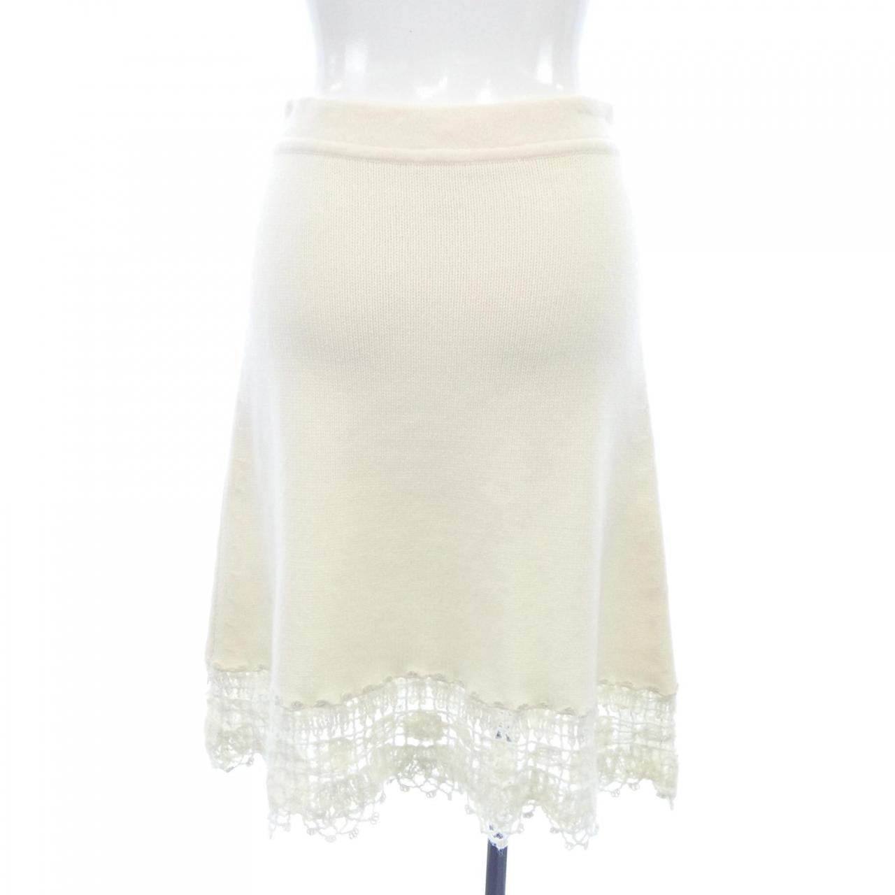 Chanel Cashmere Skirt