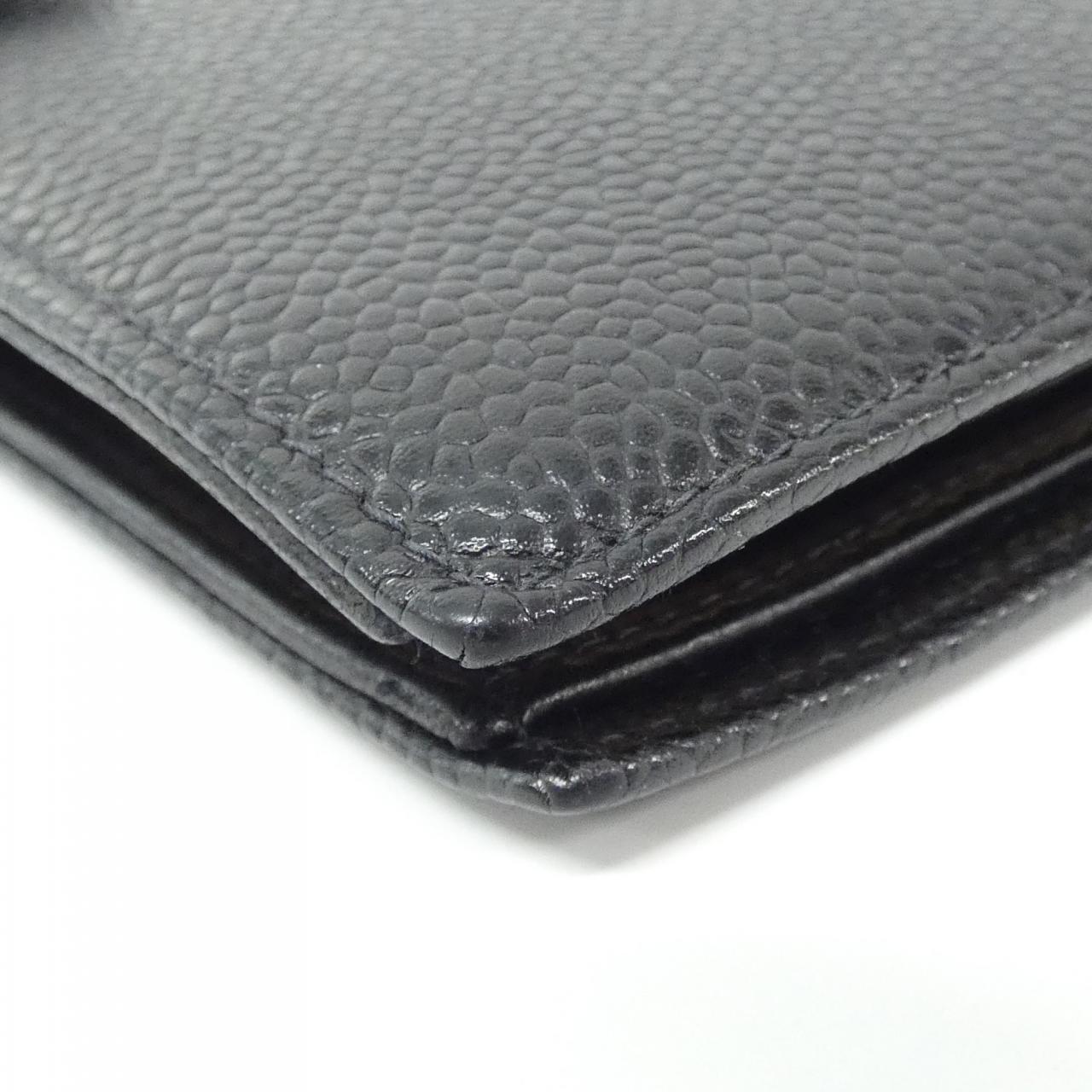 Chanel Timeless CC Caviar Skin Long Wallet
