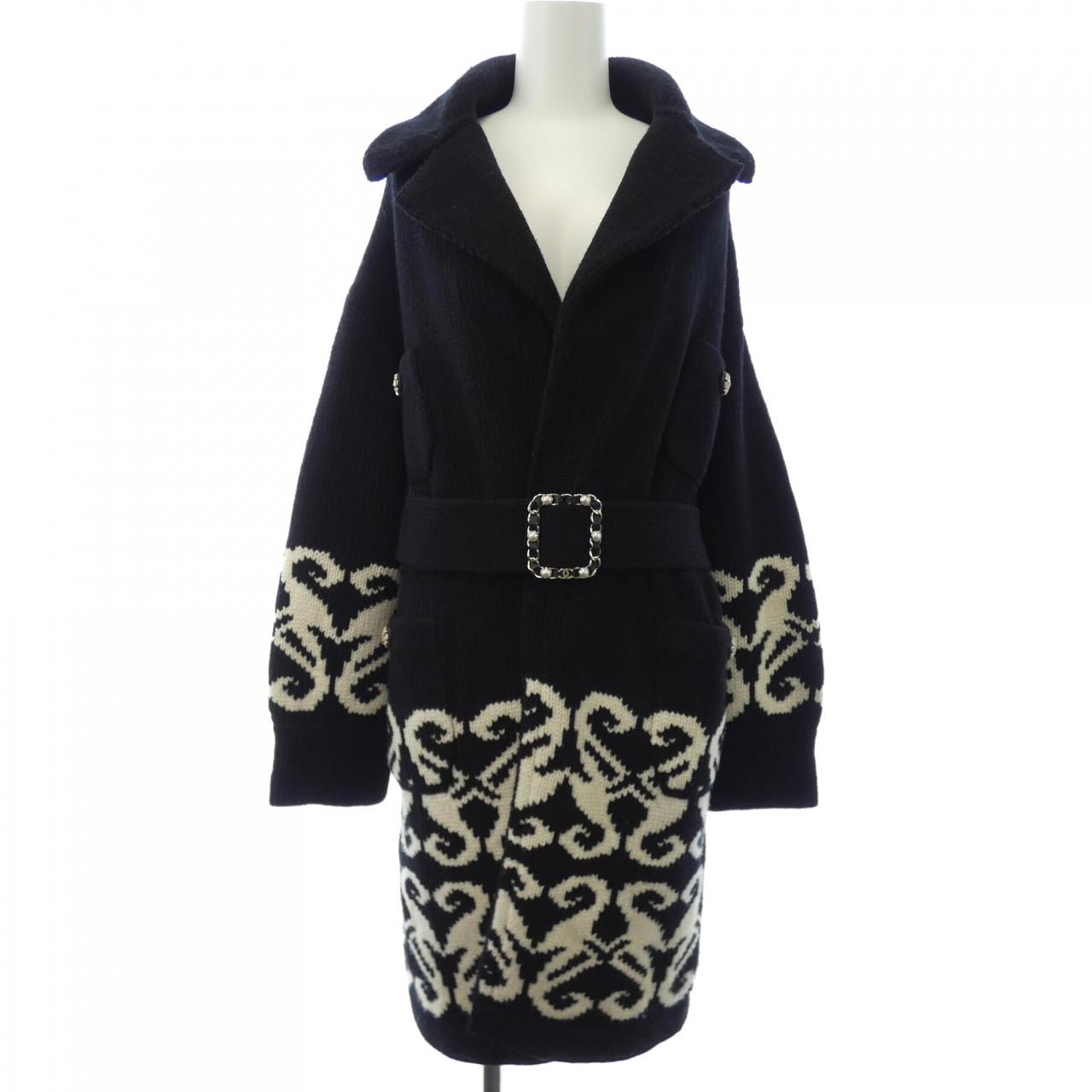 Chanel P62598K48046 Cashmere Blend Coat