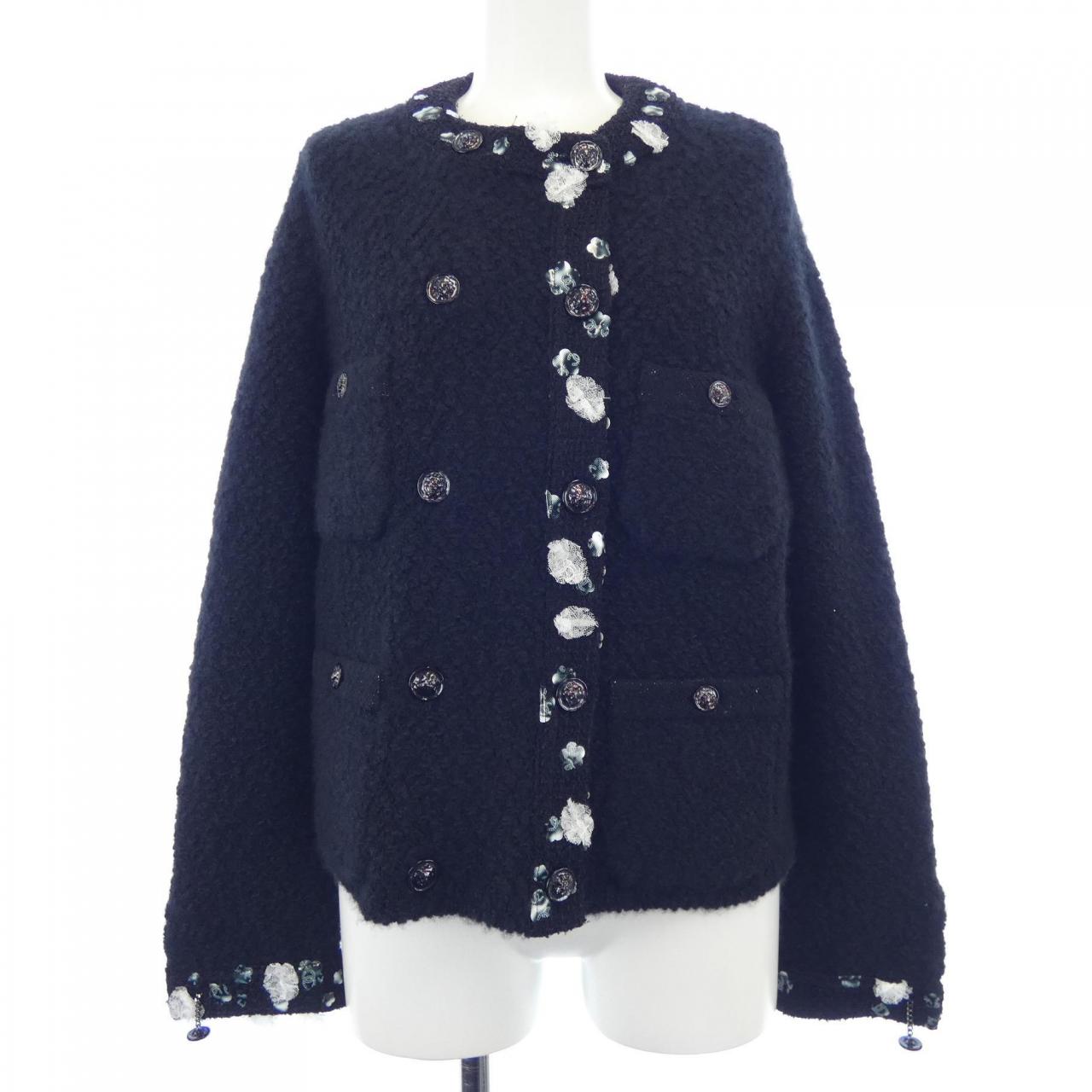 Chanel P73488K10557 Cashmere Collarless Jacket