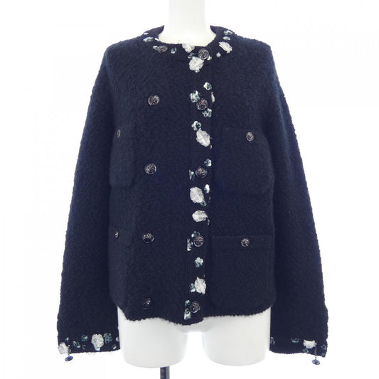 Chanel P73488K10557 Cashmere Collarless Jacket