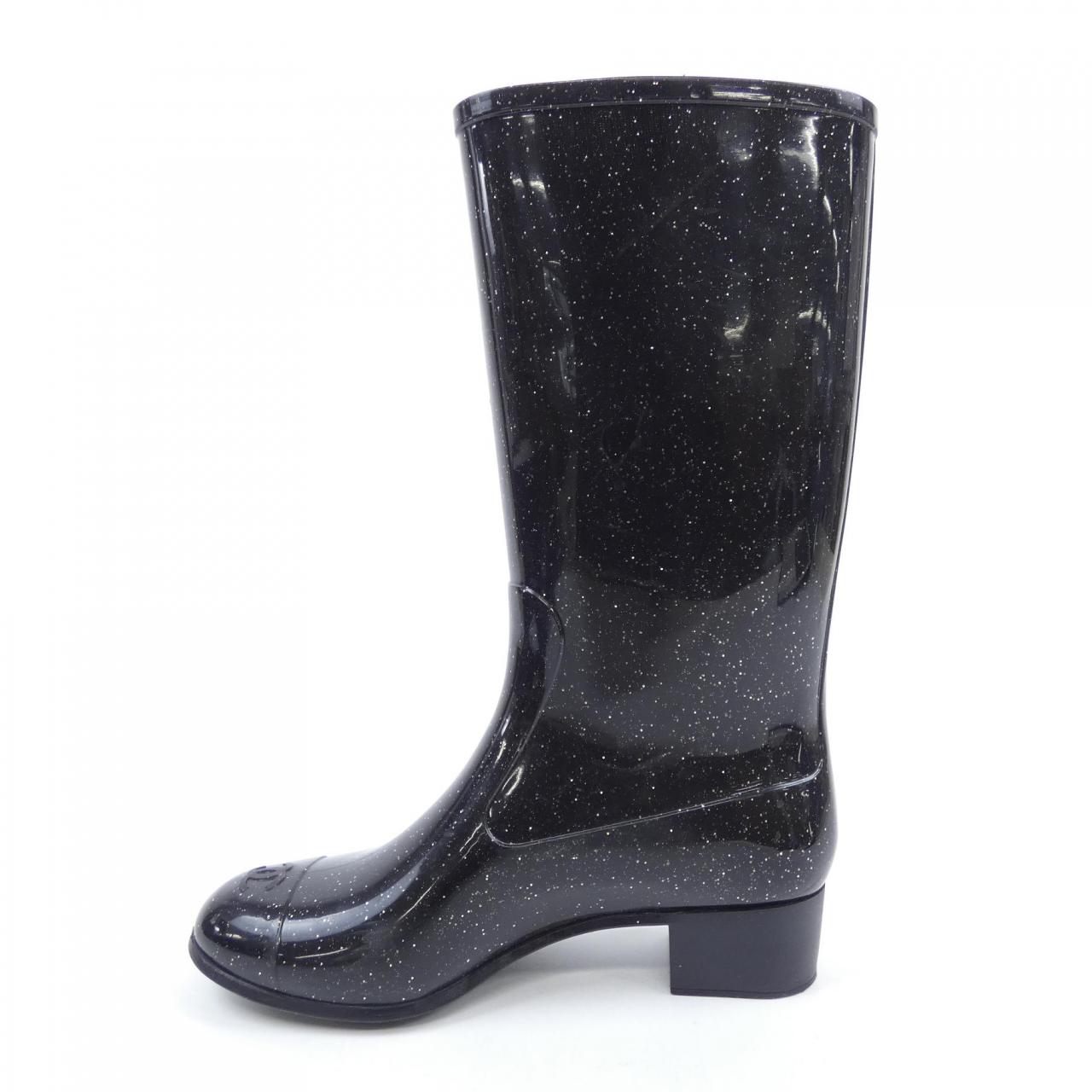 Chanel G26648X31115 Rubber Long Boots