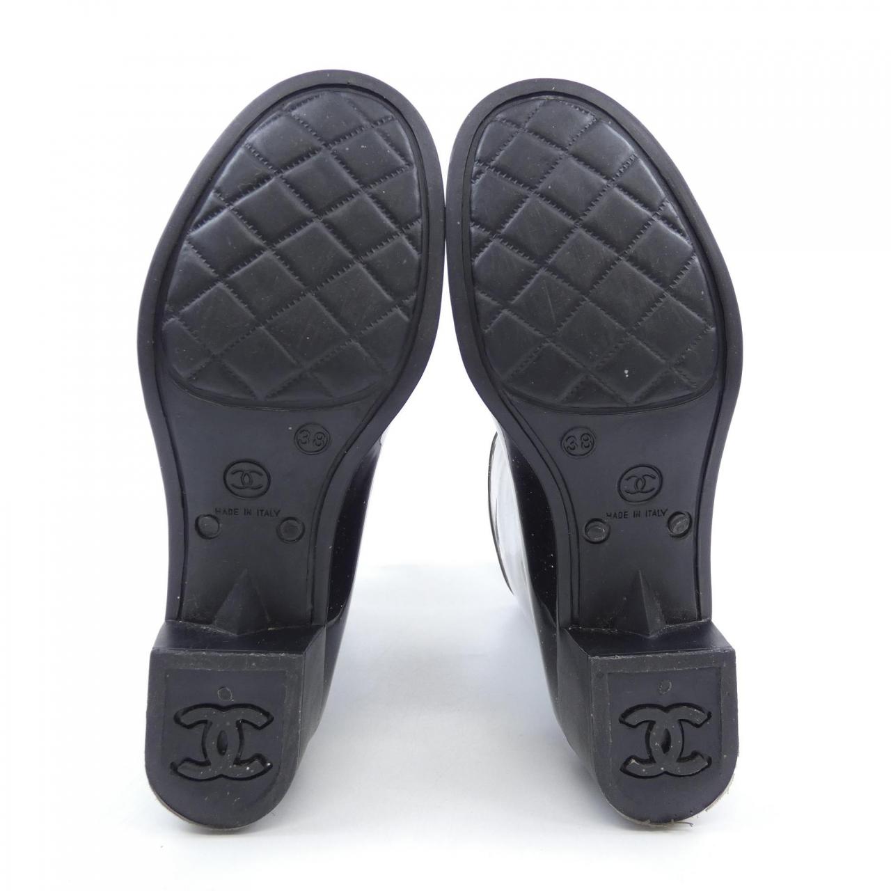 Chanel G26648X31115 Rubber Long Boots