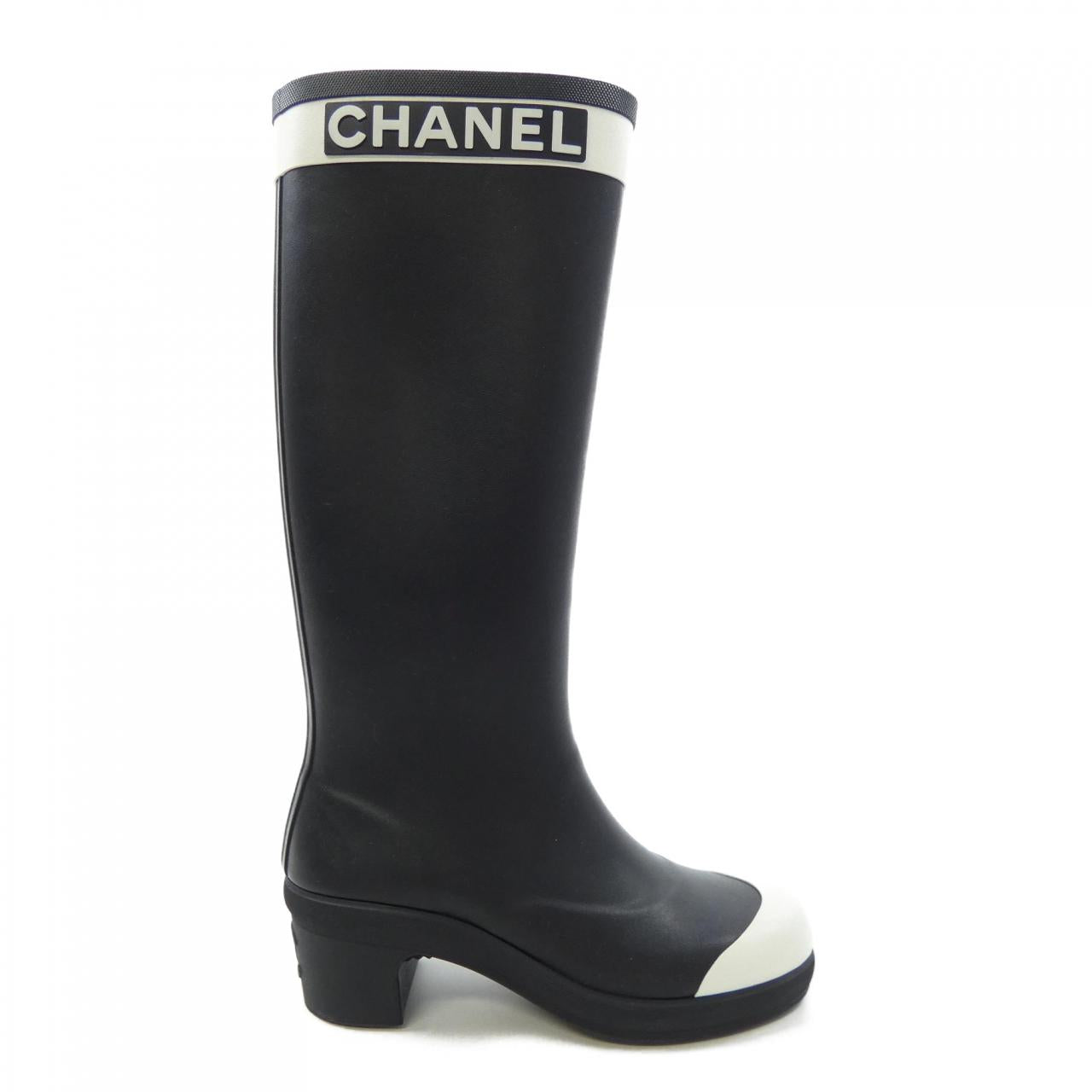 Chanel G34076X51396 Rubber Long Boots