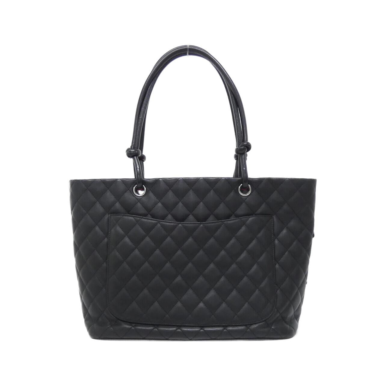 Chanel Cambon Line Calfskin Patent Leather Bag