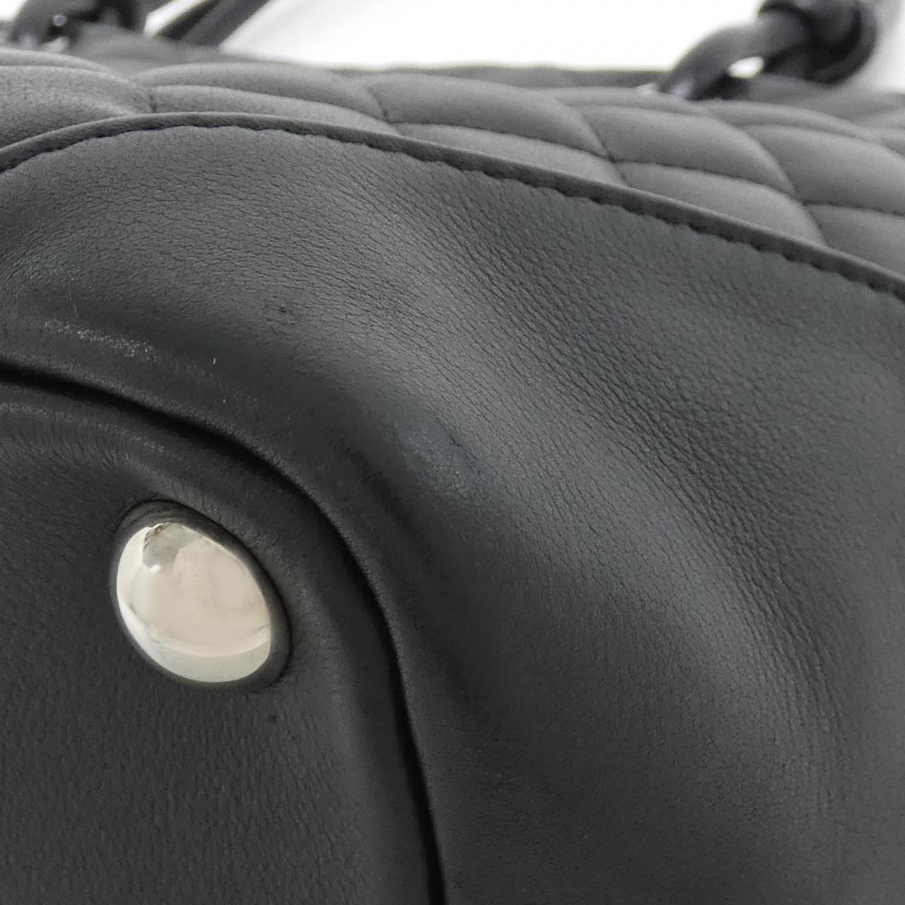 Chanel Cambon Line Calfskin Patent Leather Bag