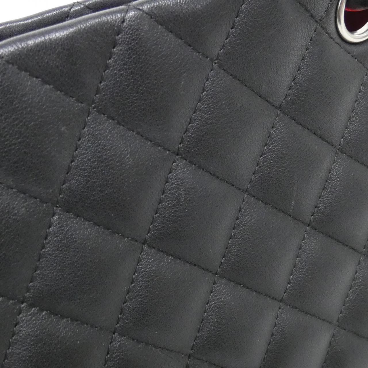 Chanel Cambon Line Calfskin Patent Leather Bag