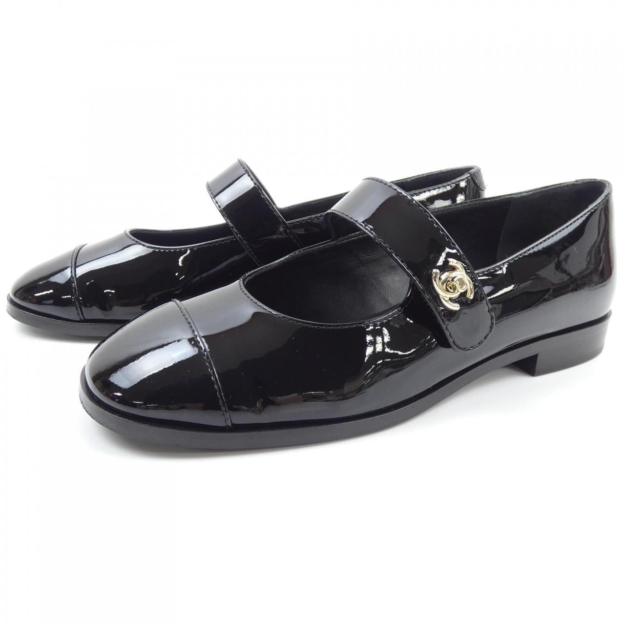 Chanel G45280B14453 Patent Calfskin Shoes