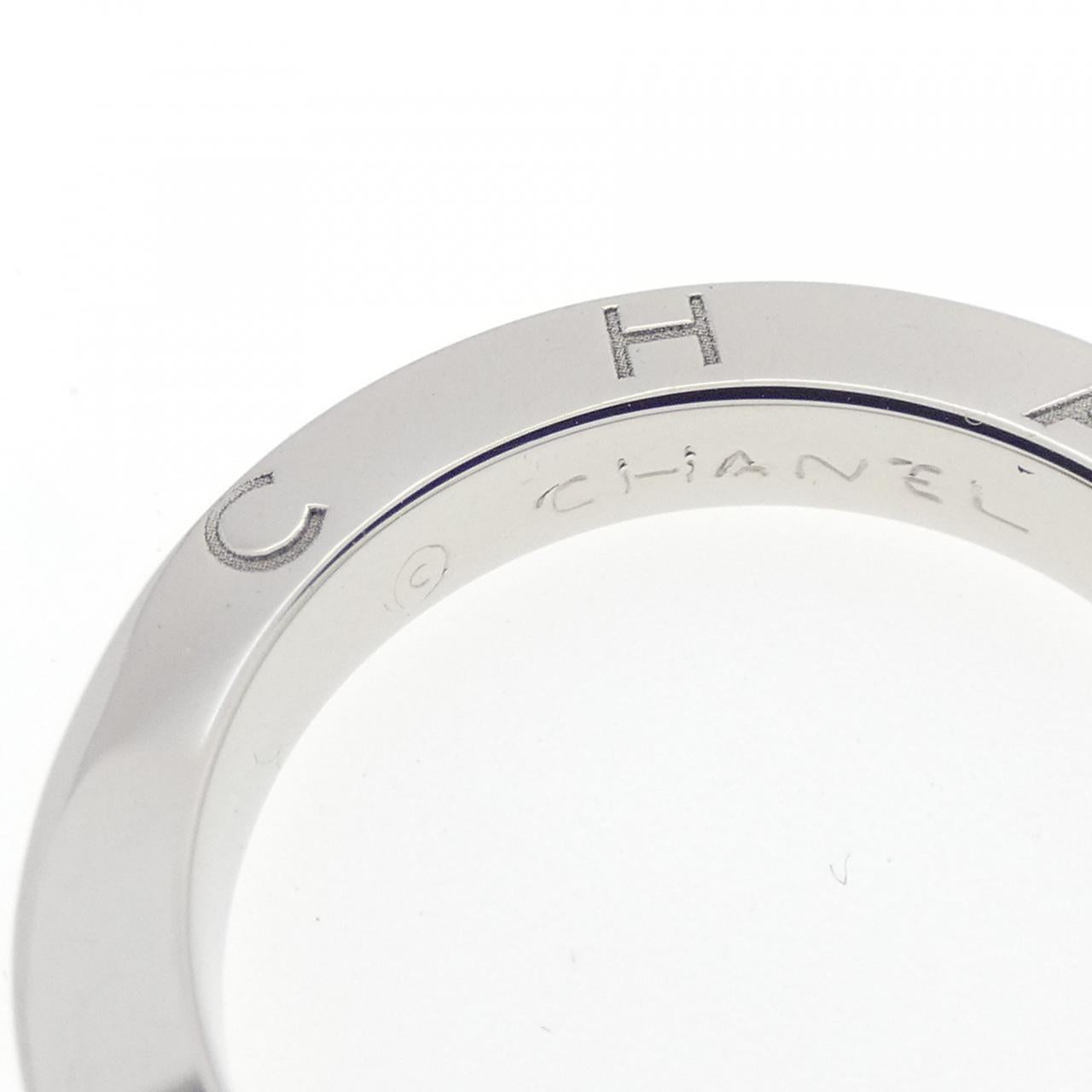 Chanel C Signature Platinum Ring Size 7