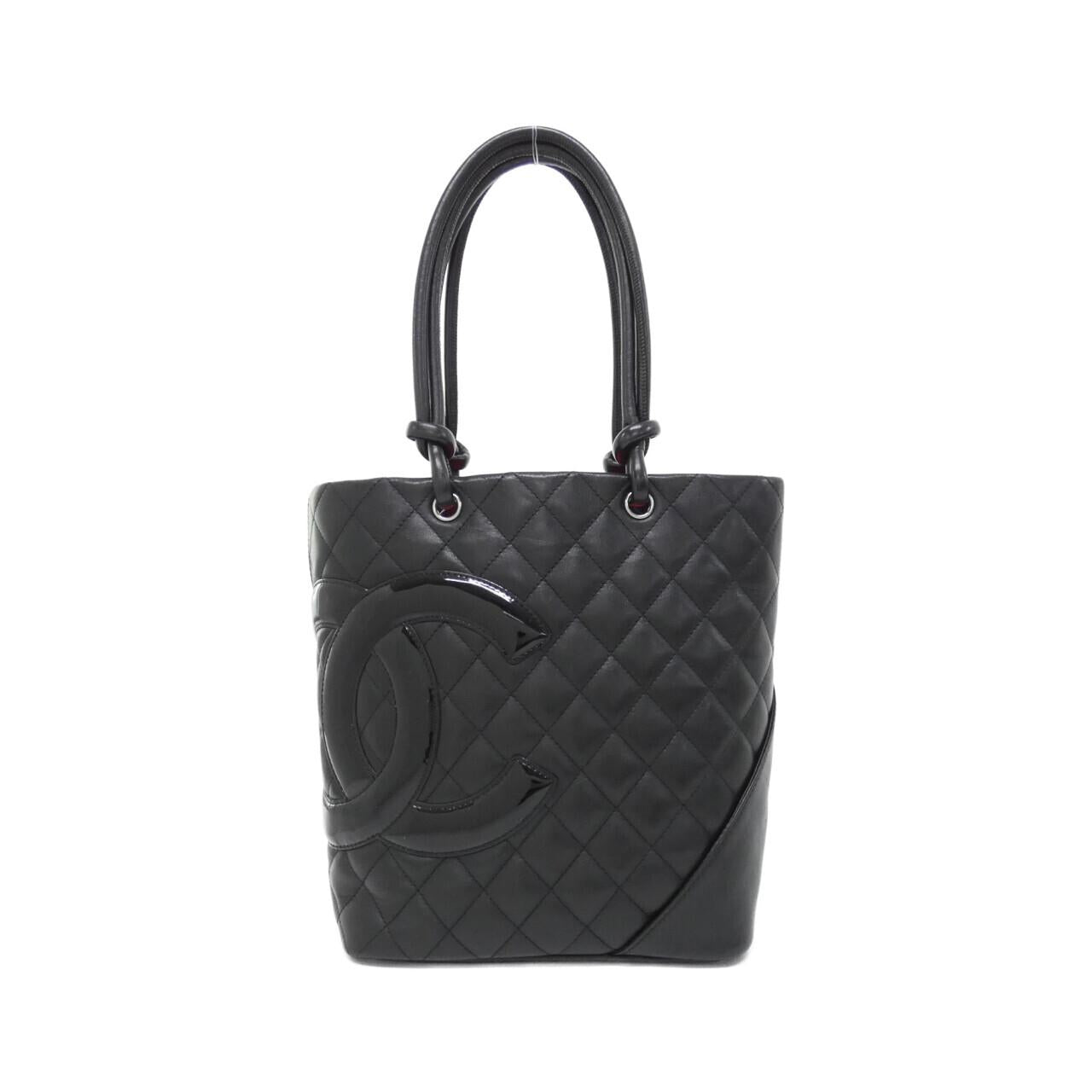 Chanel Cambon Line Calfskin Patent Leather Bag