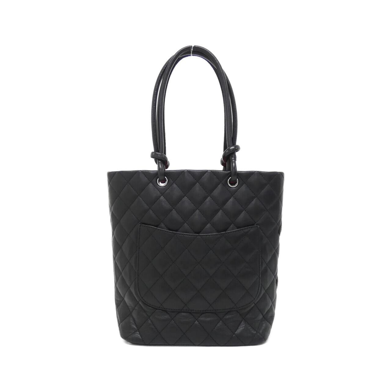 Chanel Cambon Line Calfskin Patent Leather Bag