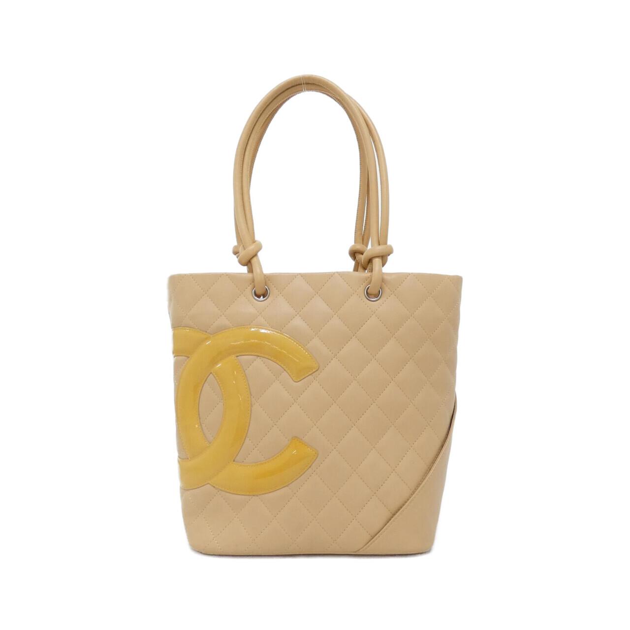 Chanel Cambon Line Calfskin Patent Leather Bag