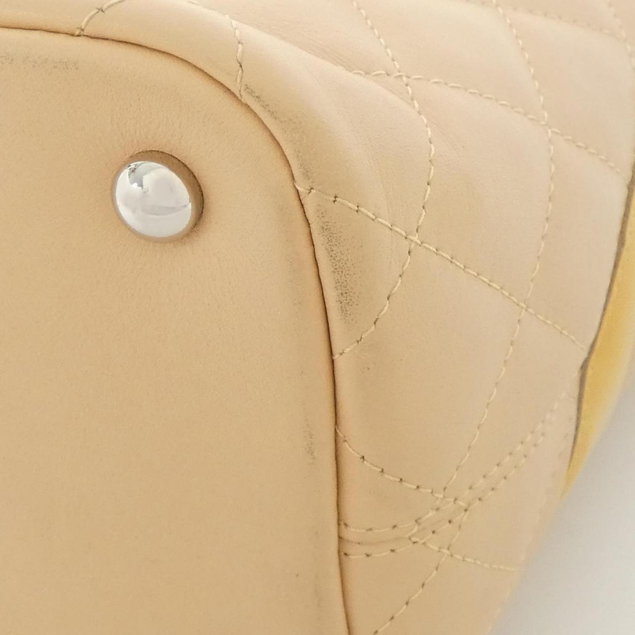 Chanel Cambon Line Calfskin Patent Leather Bag