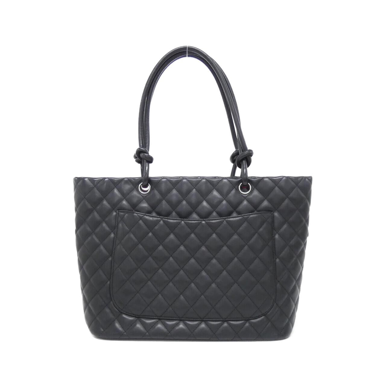 Chanel Cambon Line Calfskin Patent Leather Bag