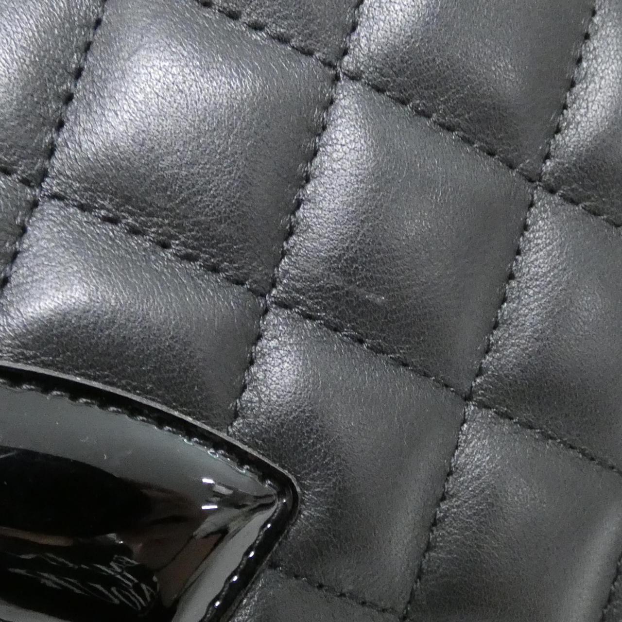 Chanel Cambon Line Calfskin Patent Leather Bag