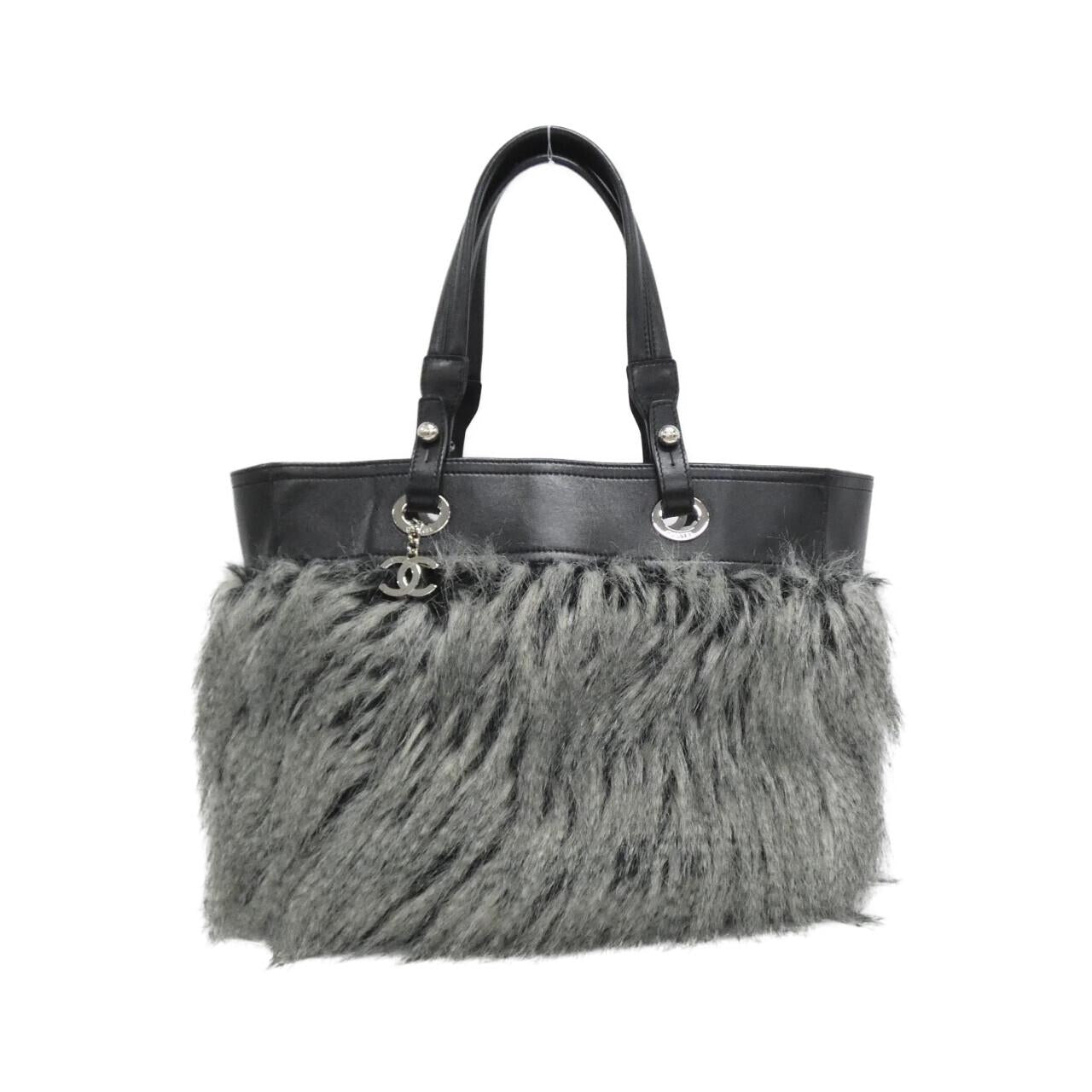 Chanel Paris Biarritz Line Faux Fur Bag