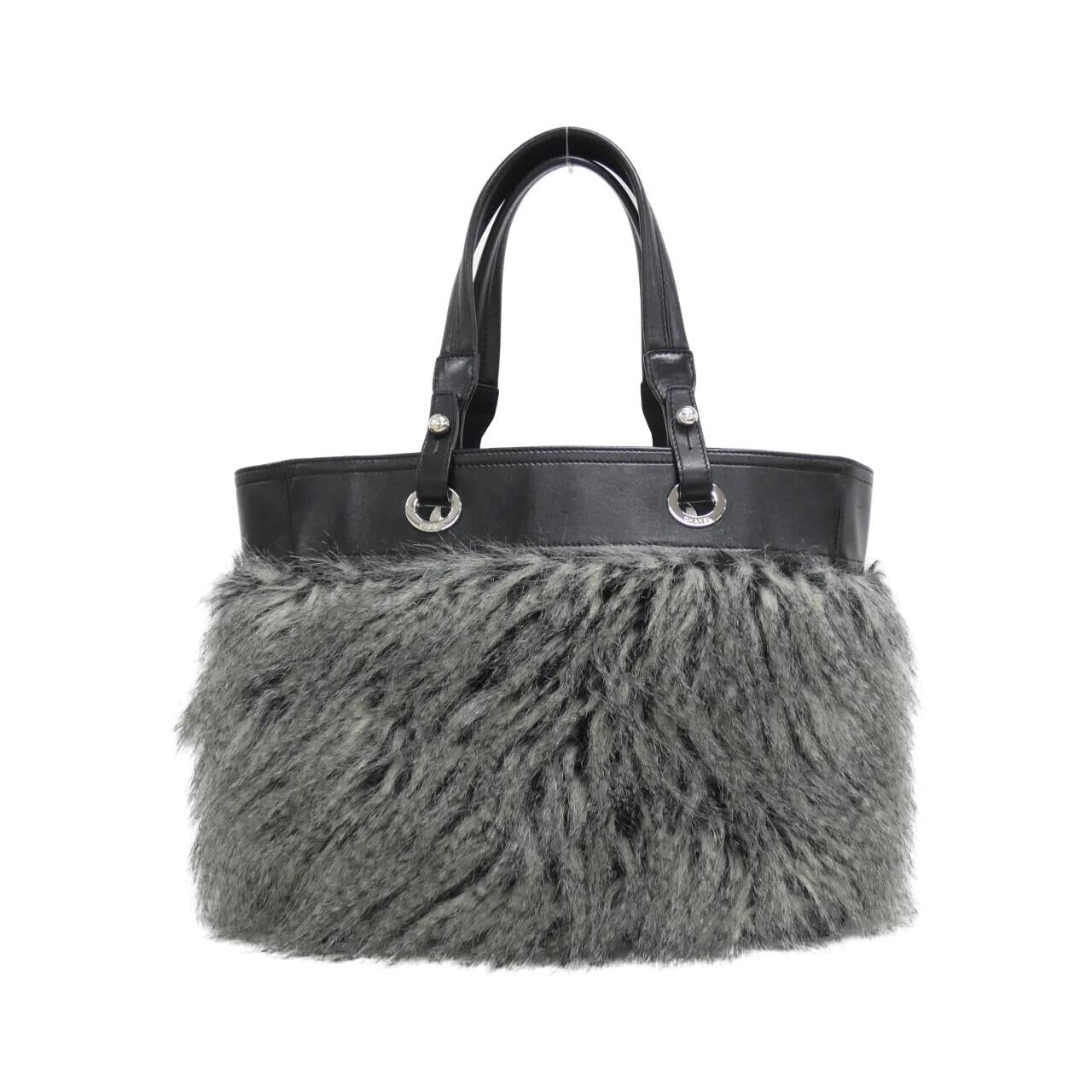 Chanel Paris Biarritz Line Faux Fur Bag