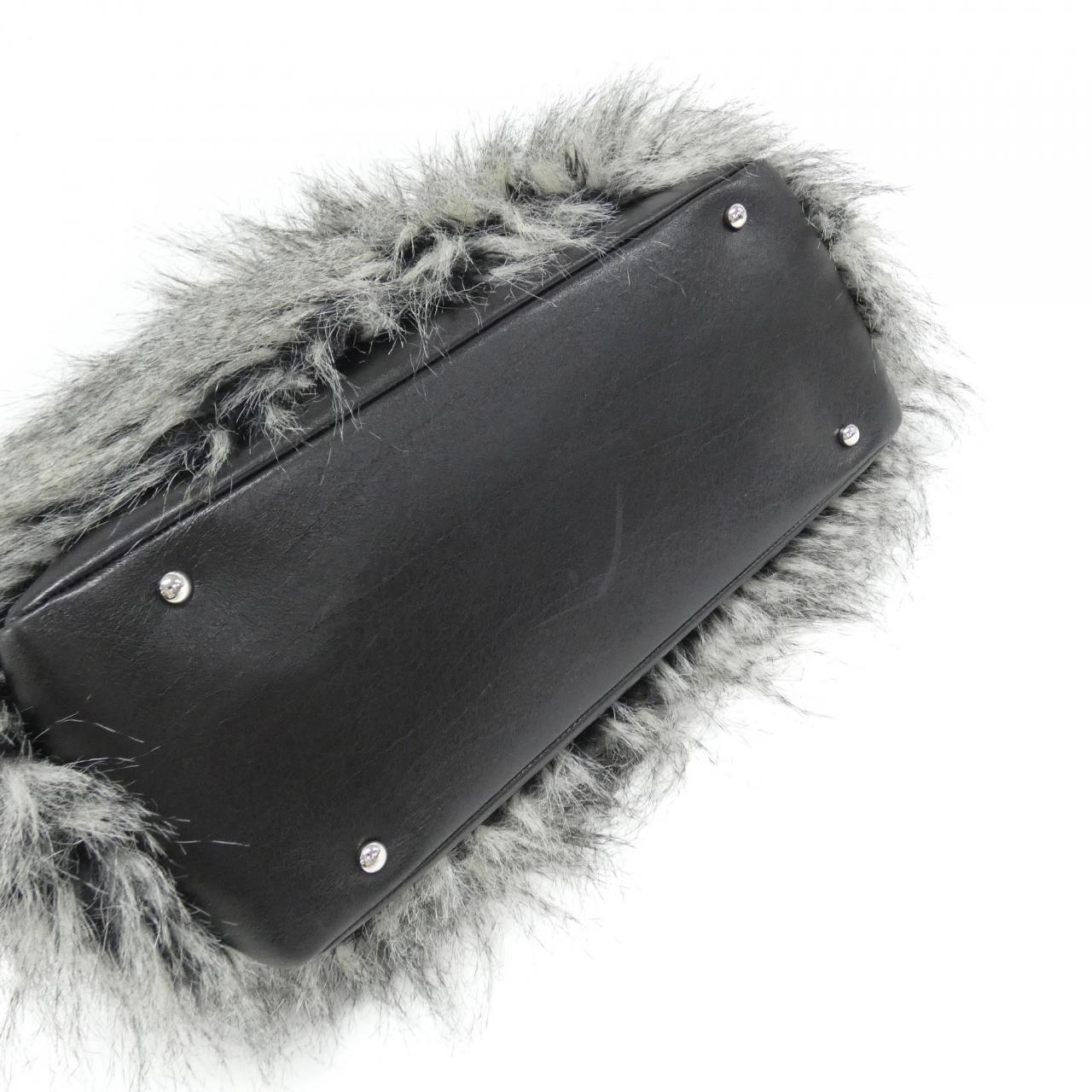 Chanel Paris Biarritz Line Faux Fur Bag