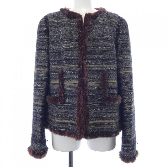 Chanel Lapin Collarless Jacket