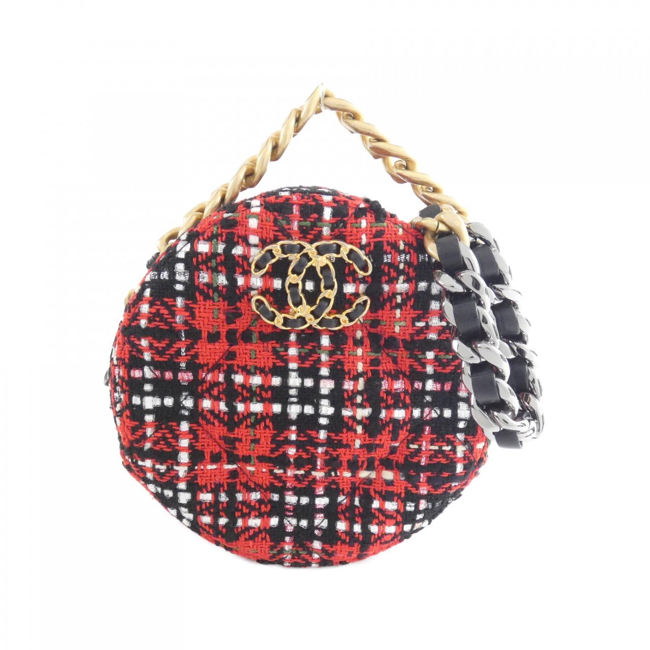 Chanel Chanel 19 Tweed Shoulder Bag