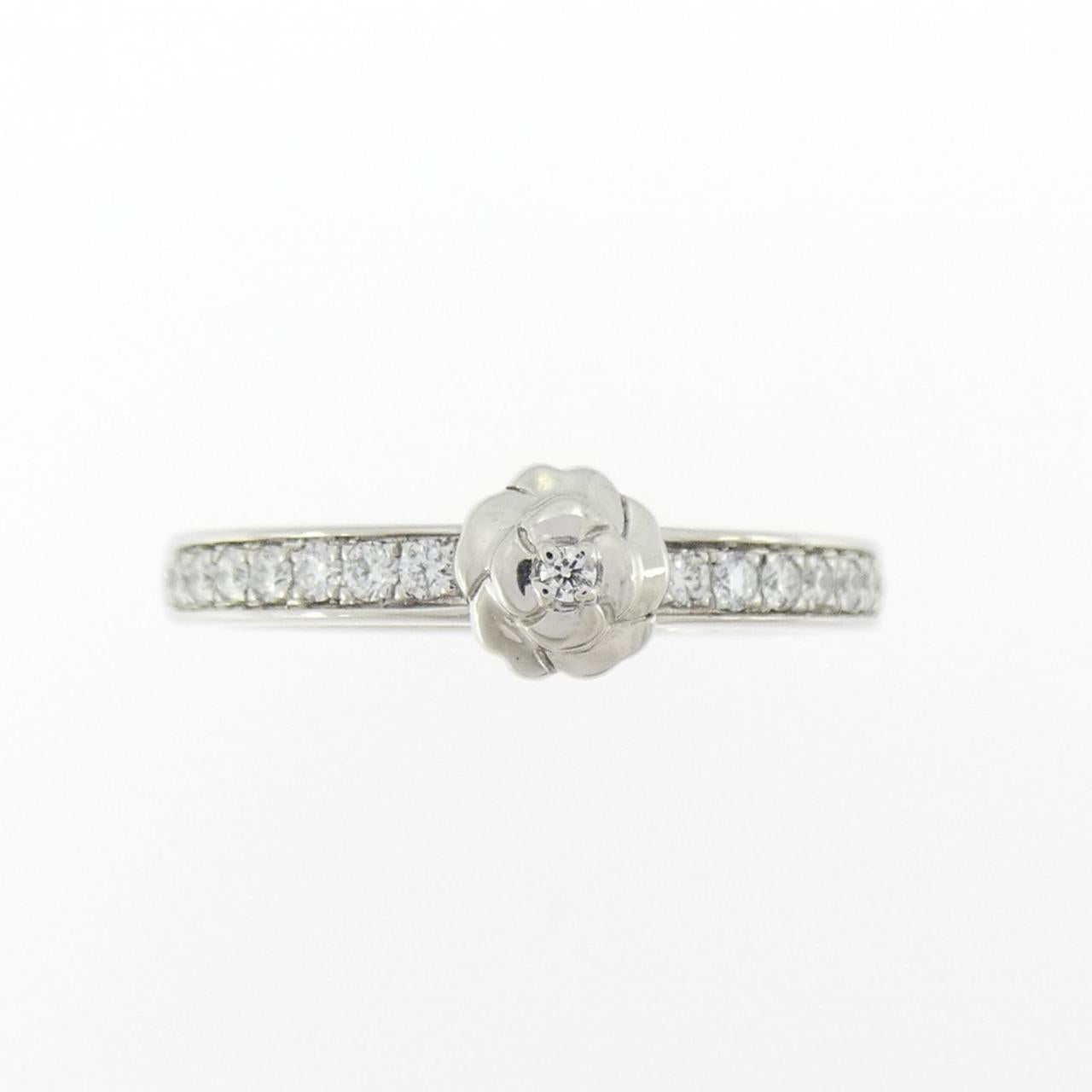 Chanel Camelia Platinum Ring