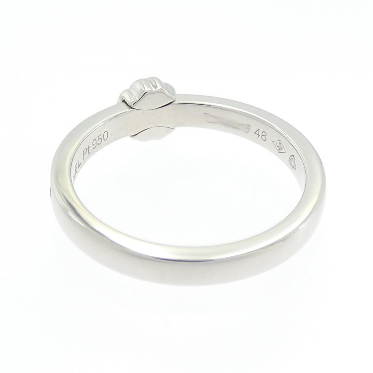 Chanel Camelia Platinum Ring