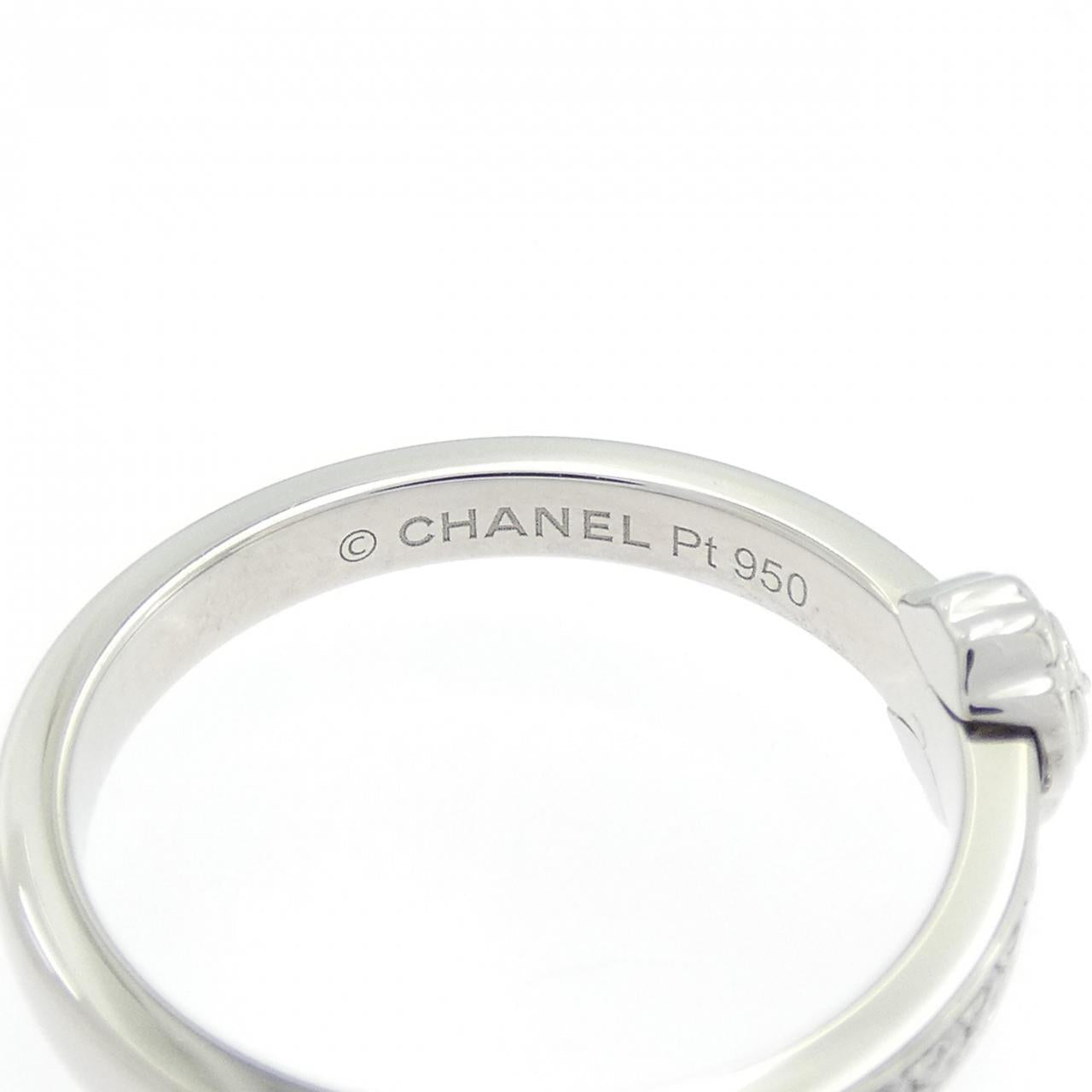 Chanel Camelia Platinum Ring