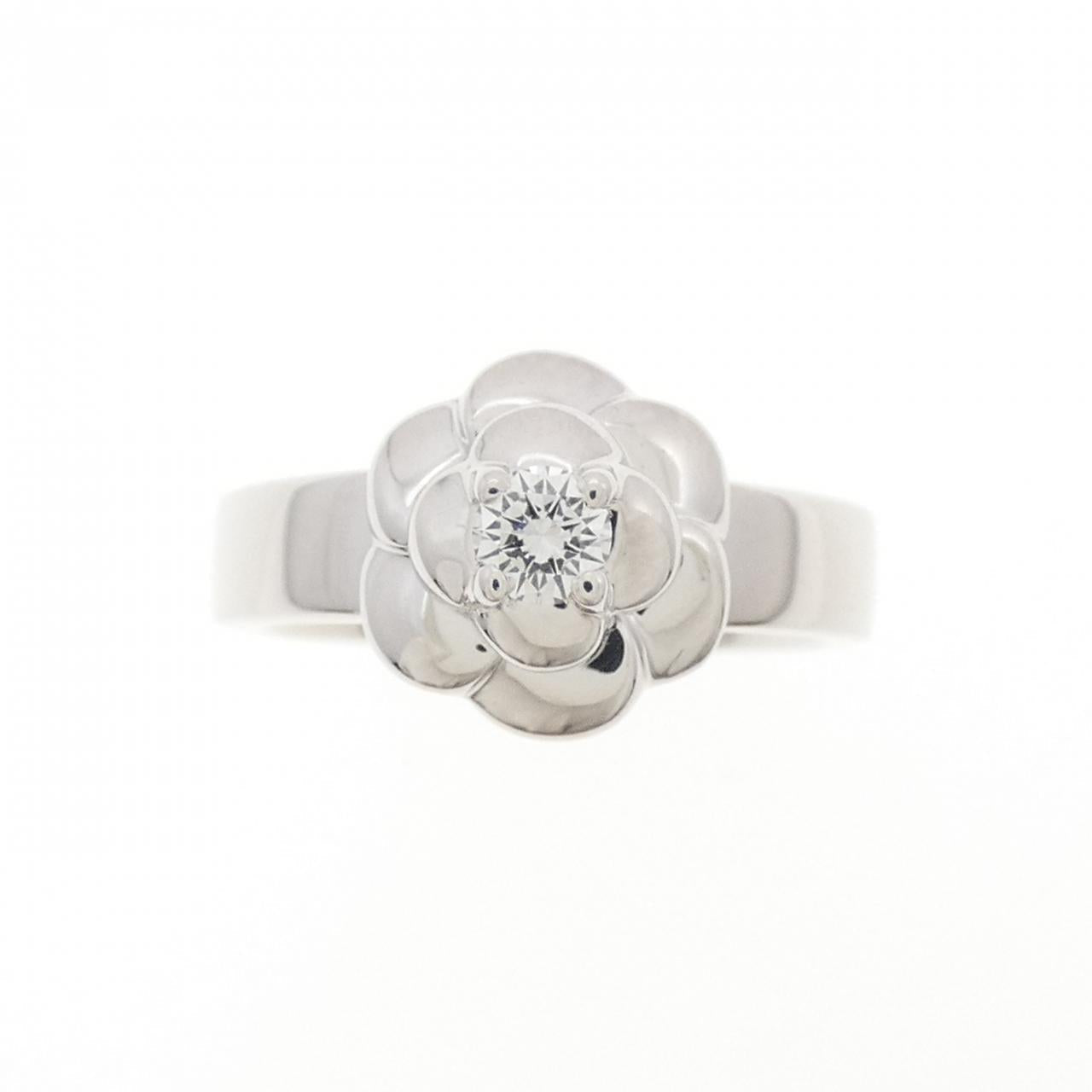 Chanel Camelia 750 White Gold Diamond Ring