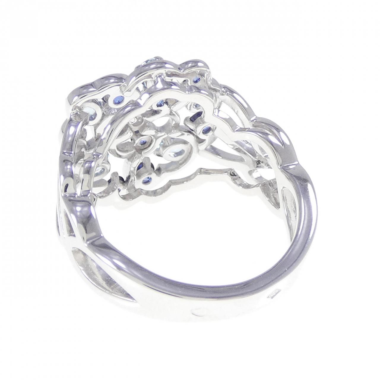 Chanel Camelia Ring 750 White Gold Ring