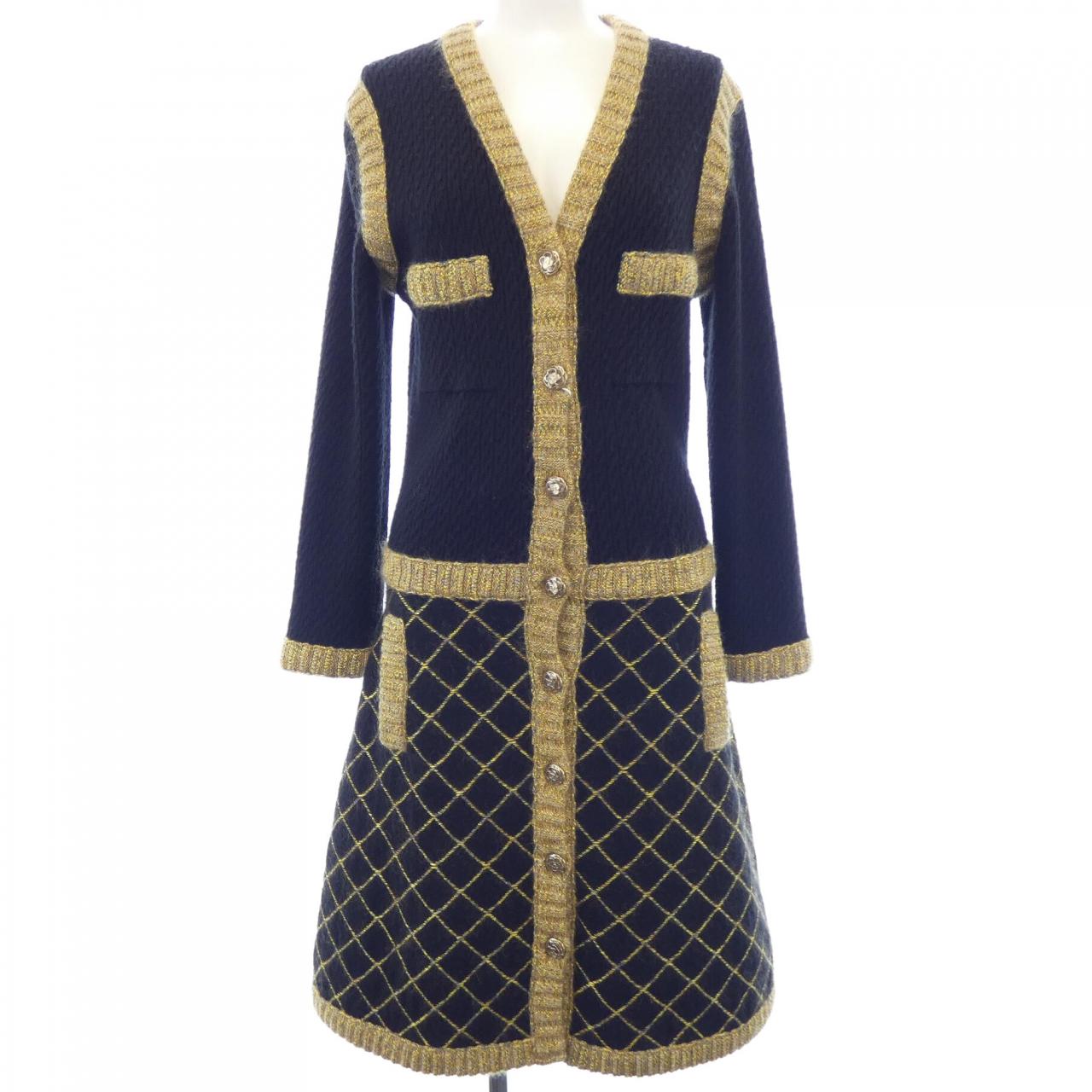 Chanel P52761K06813 Cashmere Blend Dress