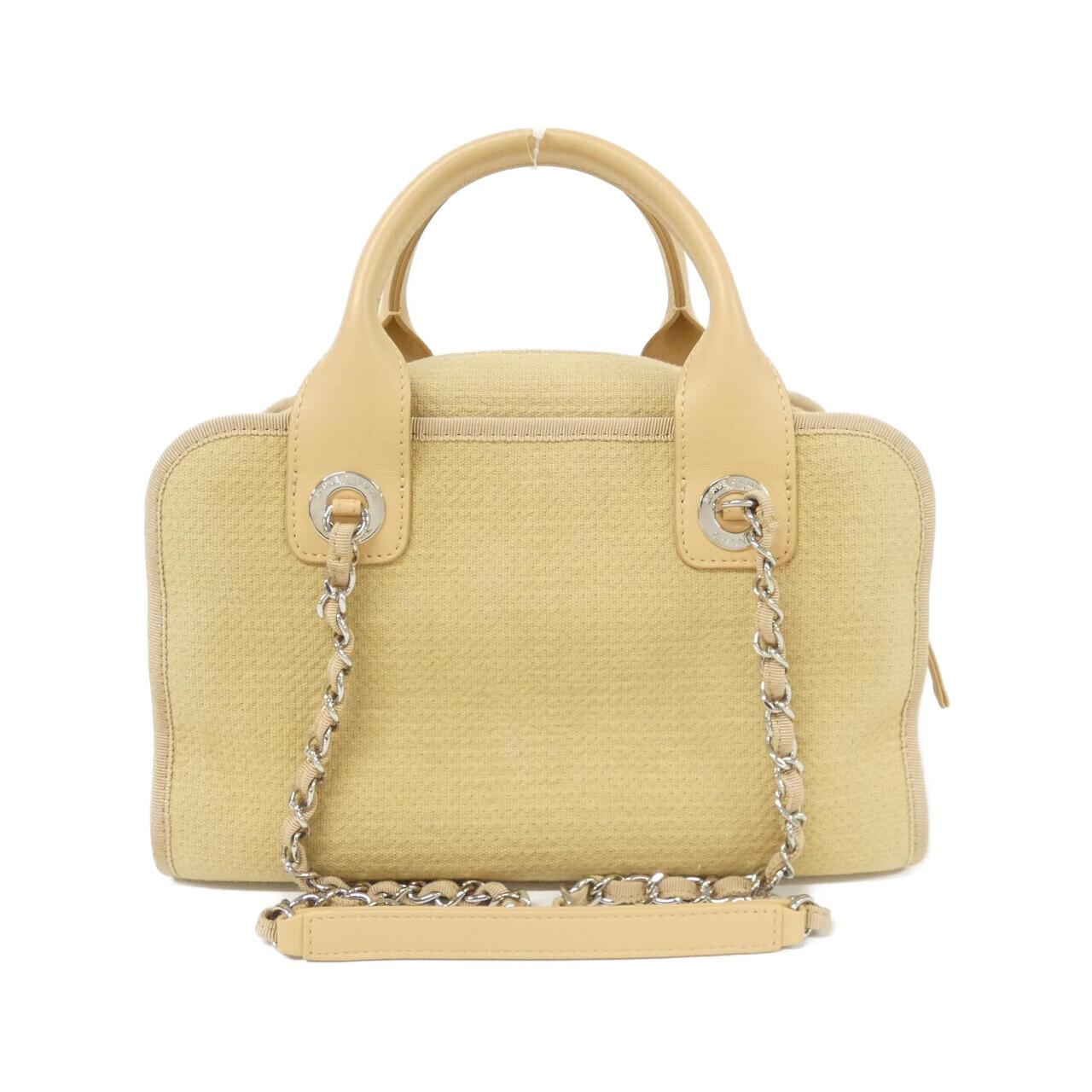 Chanel Deauville Line Mixed Fiber Boston Bag