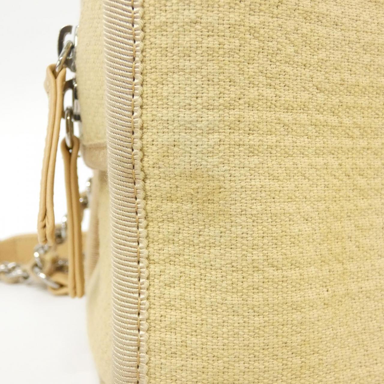 Chanel Deauville Line Mixed Fiber Boston Bag
