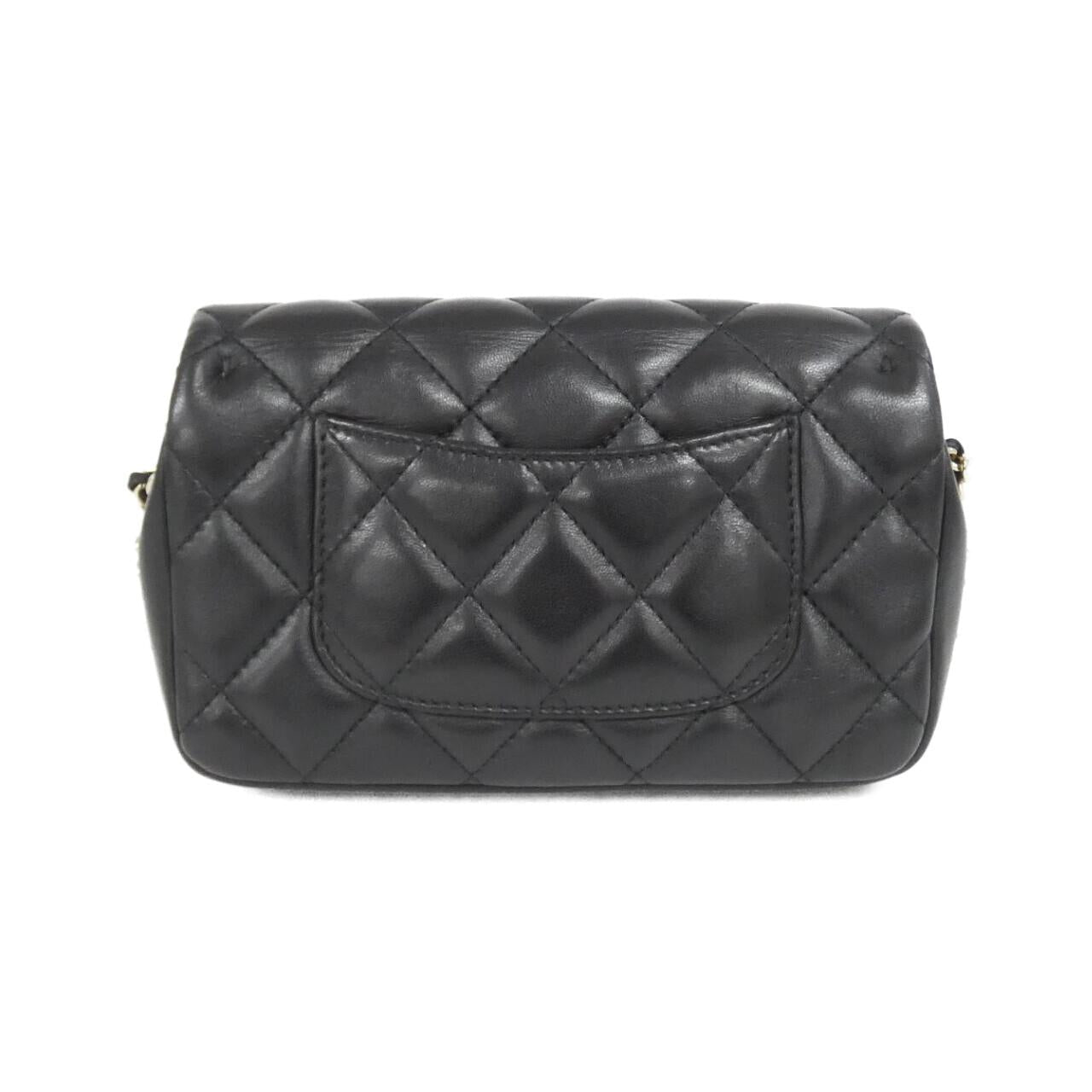 Chanel AS1436 Lambskin Faux Pearl Shoulder Bag