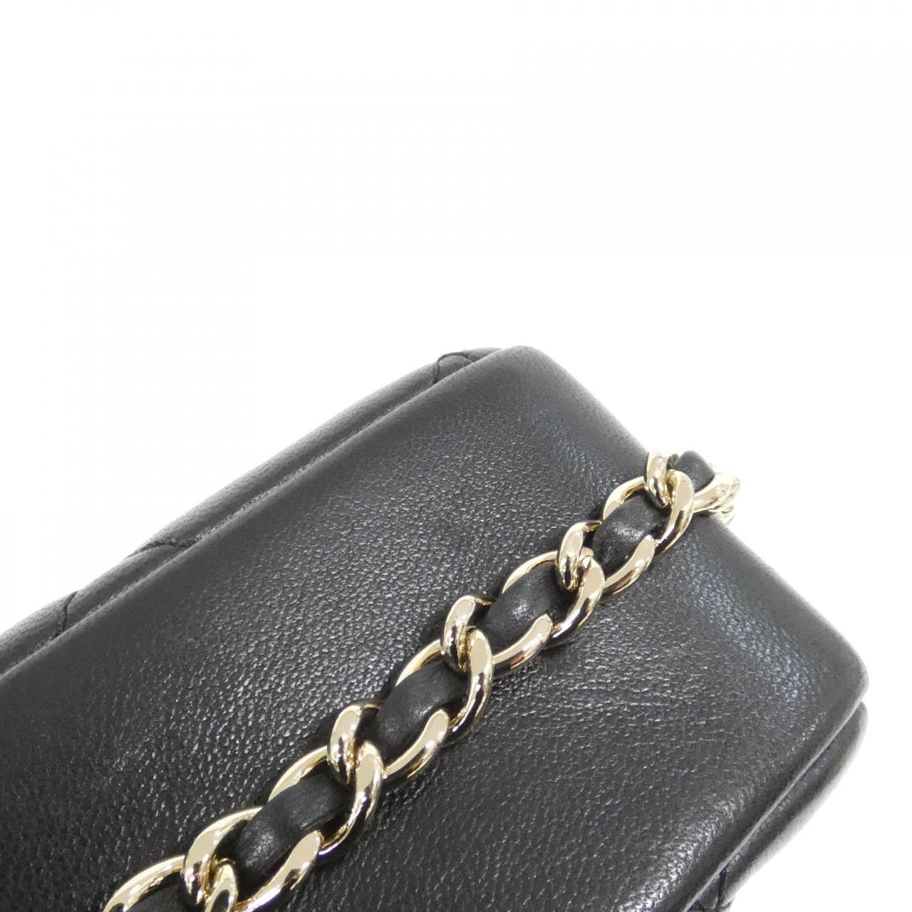 Chanel AS1436 Lambskin Faux Pearl Shoulder Bag