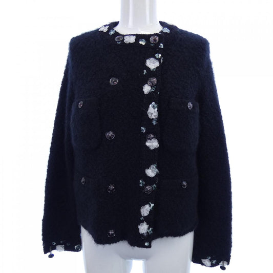Chanel P73488K10557 22B Cashmere Collarless Jacket