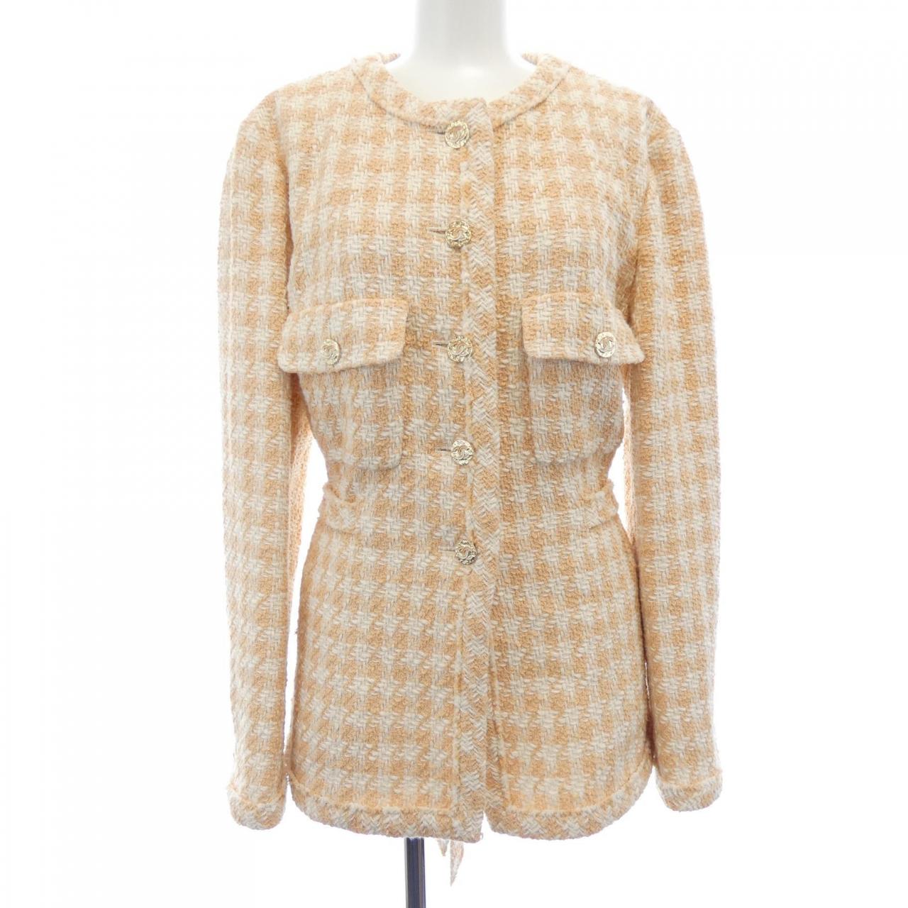 Chanel Collarless Jacket Outerwear