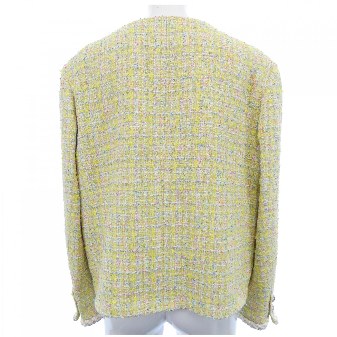 Chanel Collarless Jacket Jacket