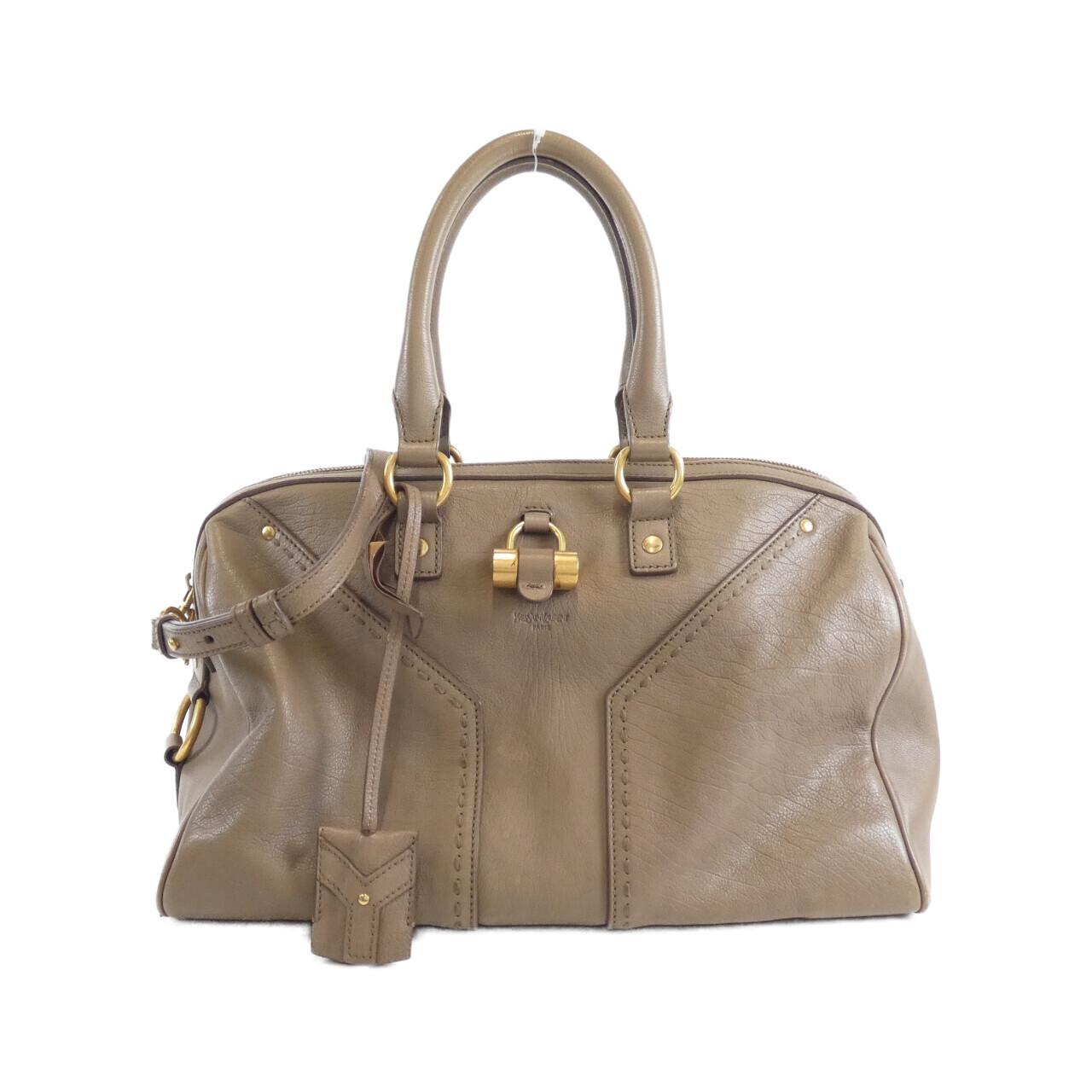 Yves Saint Laurent Weekly M  Leather Boston Bag