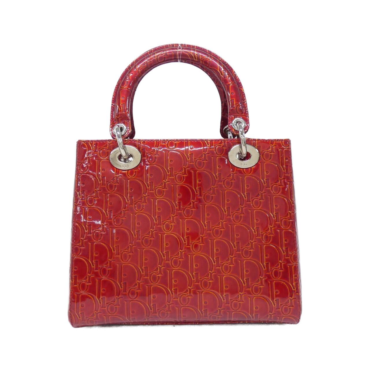 Christian Dior Lady Dior Patent Leather Bag
