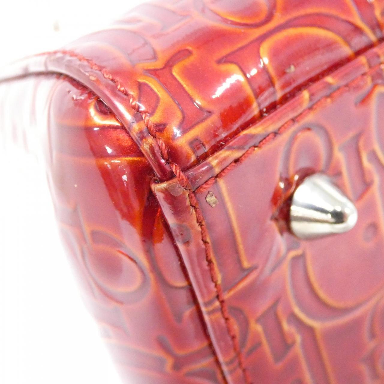 Christian Dior Lady Dior Patent Leather Bag