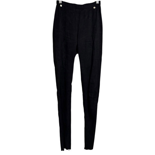 Chanel Lambskin Suede Skinny Pants