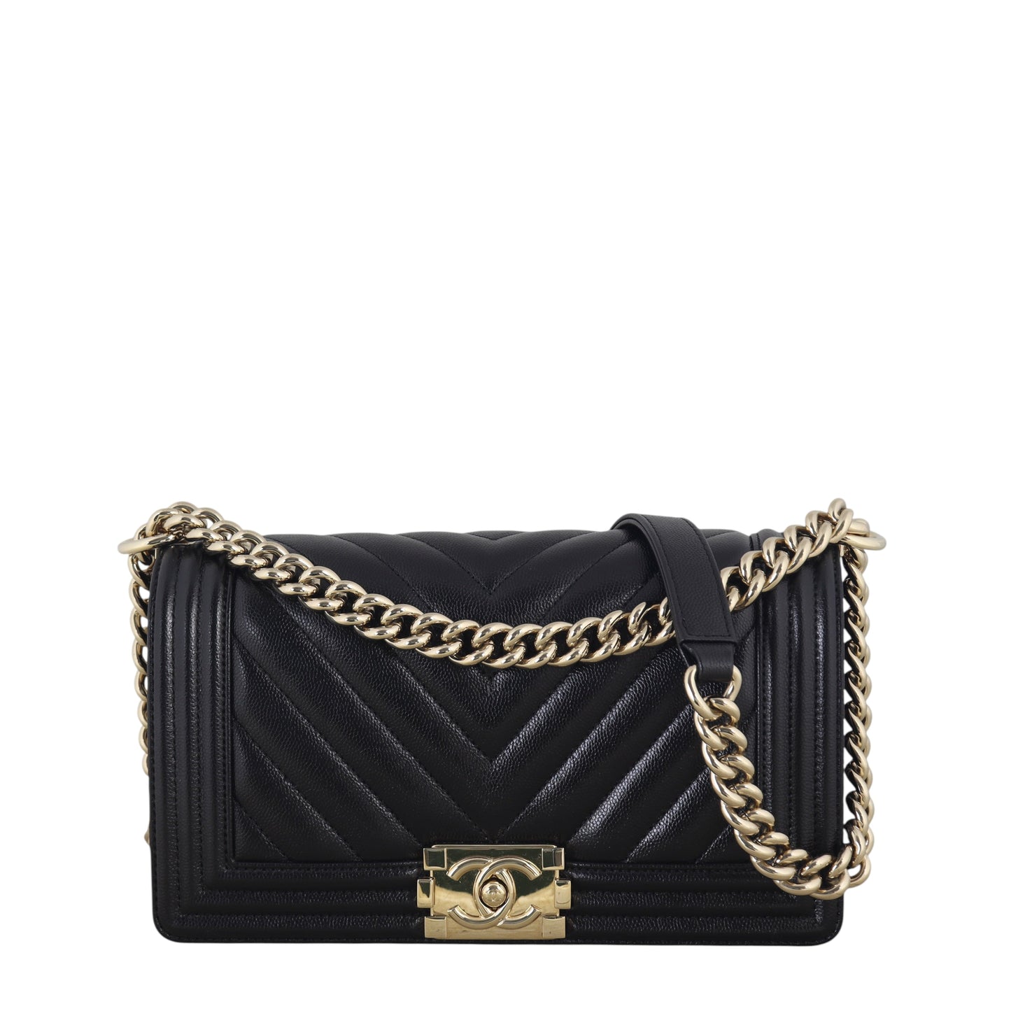 Chanel Boy Old Medium Chevron