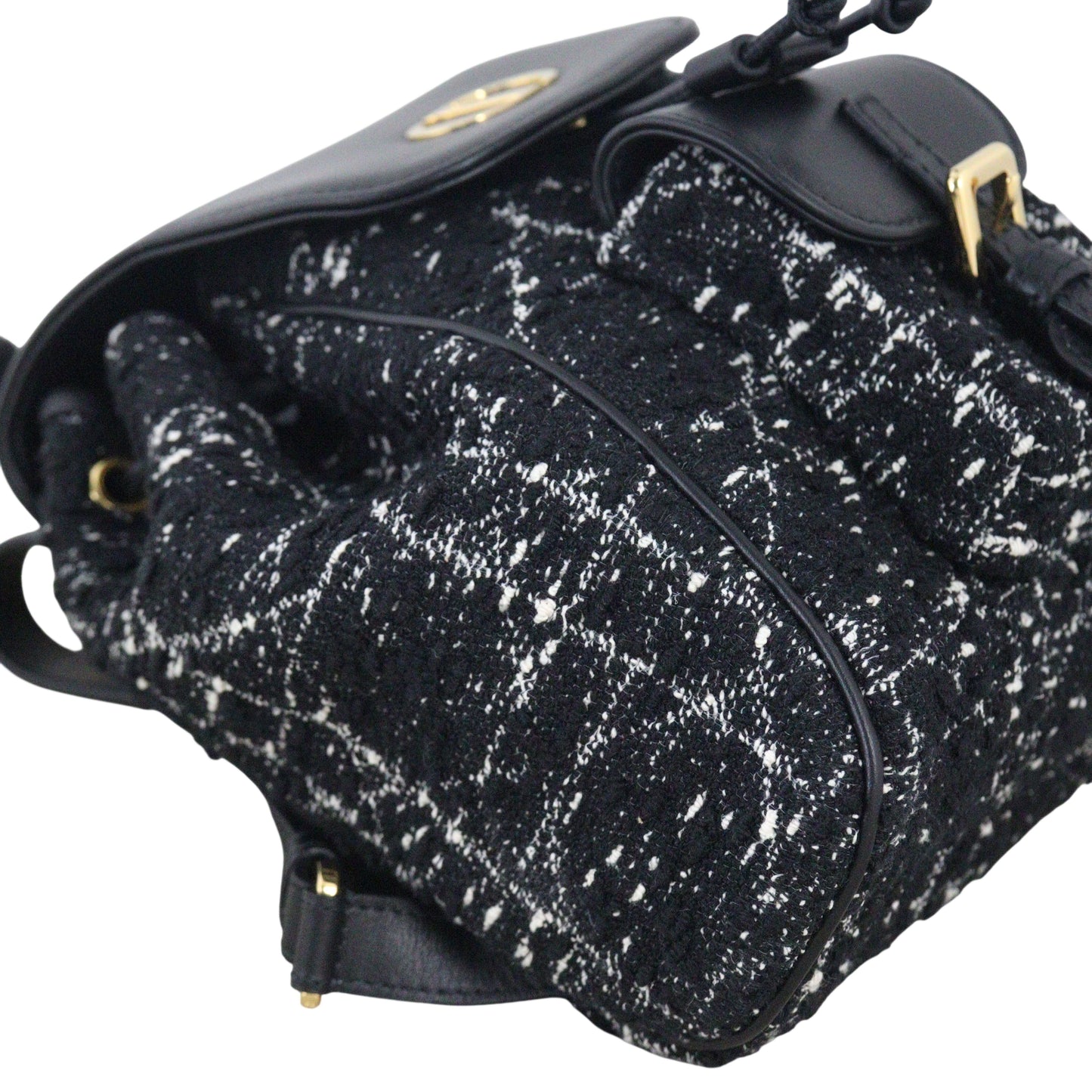 Dior Caro Backpack Small Tweed