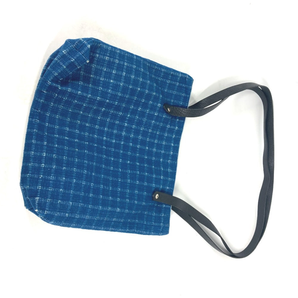 HERMES Tote Bag Canvas, Leather blue Amedaba Cava de Bosch Women  d