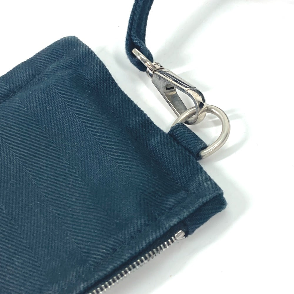 HERMES Tote Bag Canvas, Leather black handbag bag Valparaiso PM Long Women  d