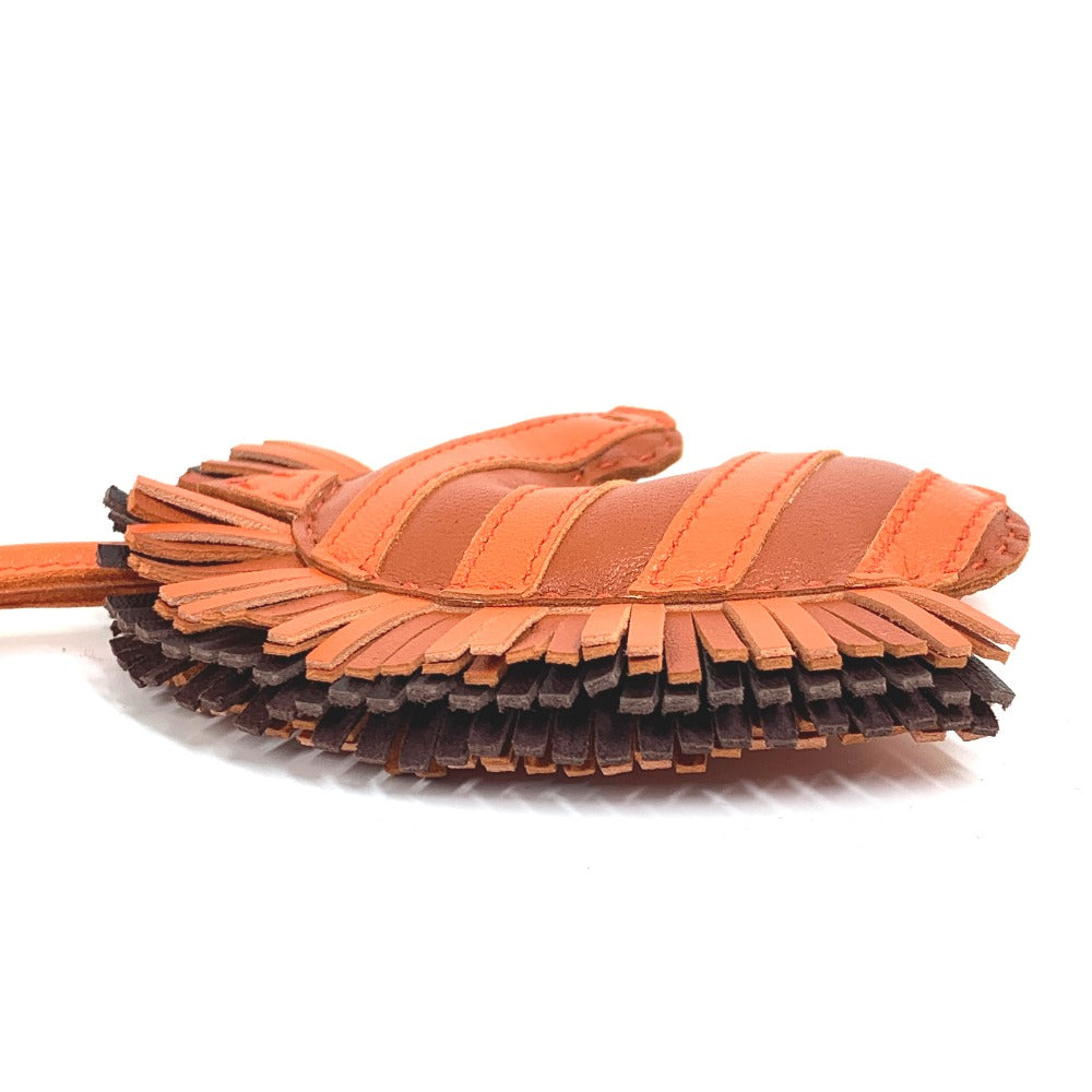 HERMES Bag charm Leather / Anemiro Orange Gee Gee Savannah Women(Unisex)  d
