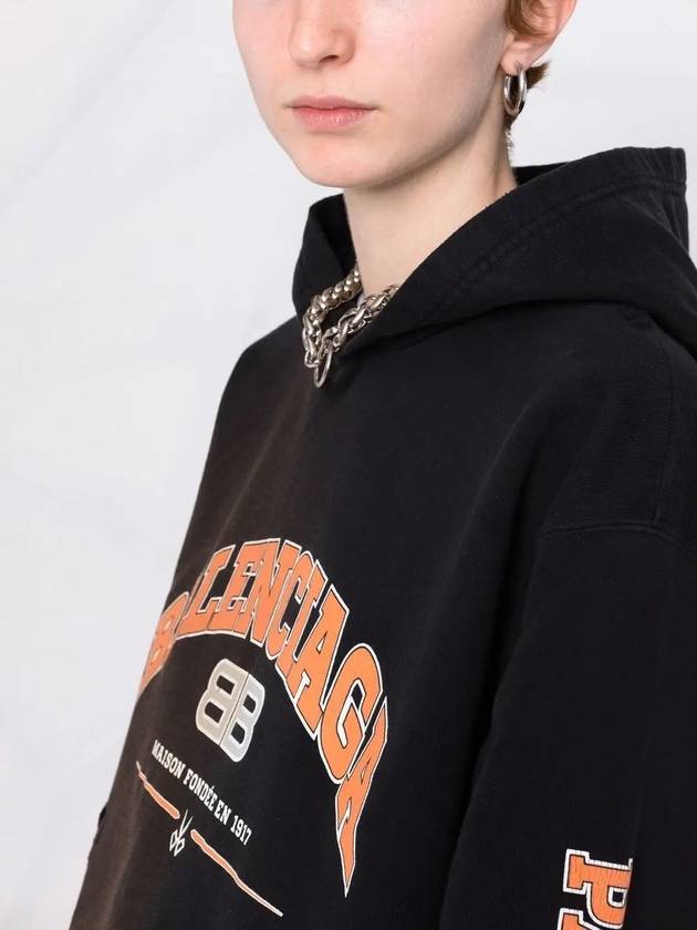 Luxury Balenciaga Trending 2025 BB Logo Hoodie Black