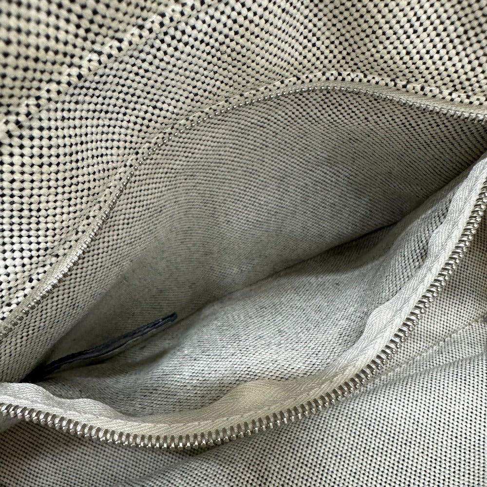 HERMES Tote Bag Toile H, Leather gray Sac Arne PM Women  d
